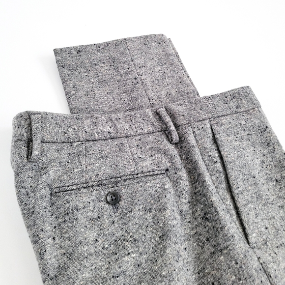 NEW Cashmere Wool Jetsetter Tweed Bonobos Robert Noble Slim Pants Mens 35 - Picture 13 of 14